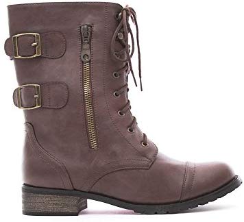 Soho Shoes Women's Lace Up Ankle Boots