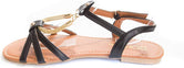 Soho Shoes Women's Fashion Flip Flop Slip On Ankle Sandals