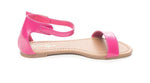 Soho Shoes Women's Summer Ankle Strap Open Toe Flat Slide Sandal
