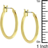 Small Golden Hoop Earrings
E01618O-V00
