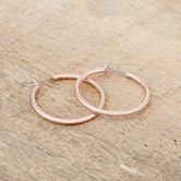 Small Rosegold Hoop Earrings
E01619A-V00