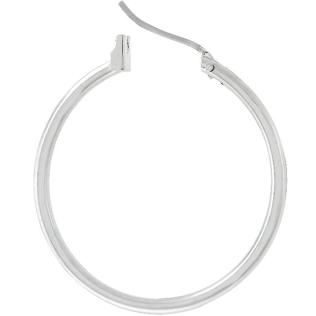 Silvertone Finish Hoop Earrings
        	
		
        	
        	
		
        	
        	
		
        
        
        E01619X-V00