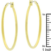 Basic Golden Hoop Earrings
E01620O-V00