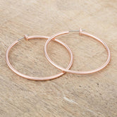 45mm Rose Gold Plated Hoop Earrings
E01621A-V00