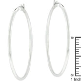 Large Silvertone Finish Hoop Earrings
        	
		
        	
        	
		
        	
        	
		
        
        
        E01621X-V00