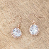 5.5 Ct Rose Gold CZ Drop Earrings
E01691A-S01