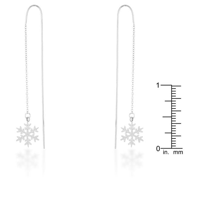 Noelle Rhodium Stainless Steel Snowflake Threaded Drop Earrings
        	
		
        	
        	
		
        	
        	
		
        	
        	
		
        
        
        E01874R-V00