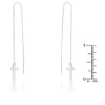 Marylou Rhodium Stainless Steel Cross Threaded Drop Earrings
        	
		
        	
        	
		
        	
        	
		
        
        
        E01876R-V00