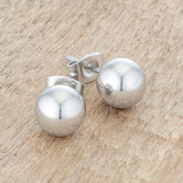 Julie Rhodium Sphere Stud Earrings
E01887RV-V00-8MM