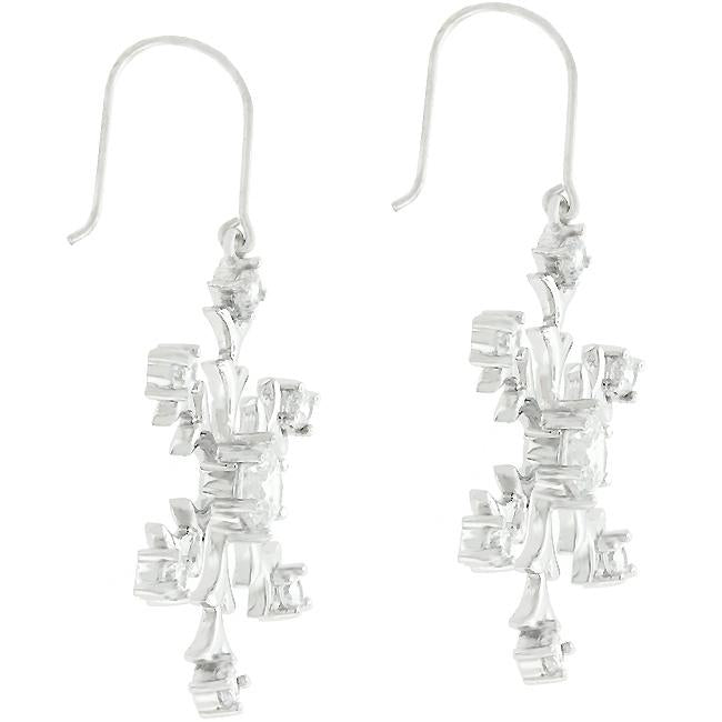 Silver Snowflake Dangle Earrings
        	
		
        	
        	
		
        
        
        E50059R-C01