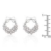 Holiday Wreath Clear Crystal Earrings
E50160R-C02