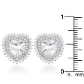 Halo Heart Earrings
E50170R-C01