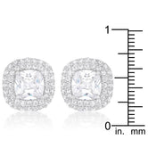 Cushion Pave Stud Earrings
E50171R-C01