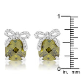 Olivine Drop Earrings with Bow
E50172R-C42