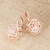 Maya 1.5ct CZ Rose Gold Rose Drop Earrings
E50182A-S01