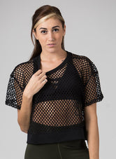 Abby Mesh Crop Top