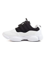 Soho Girls Women's Colorblock Lightweight Fashion Mesh Trim Lace-Up Platform Sneaker
