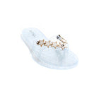 Soho Shoes Women's Star Jelly Flip Flop Thong Sandals