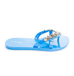 Soho Shoes Women's Star Jelly Flip Flop Thong Sandals