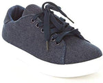 Soho Shoes Women's Lace Up Original Low Top Fashion Sneakers