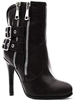 Soho Shoes Women's Zipper Stilleto Bootie