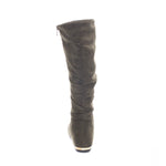 Soho Shoes Women's Knee High Faux Suede Winter Heel Fashion Flat Boots