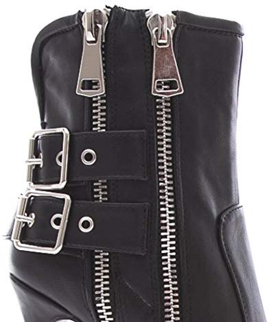 Soho Shoes Women's Zipper Stilleto Bootie