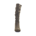Soho Shoes Women's Knee High Faux Suede Winter Heel Fashion Flat Boots