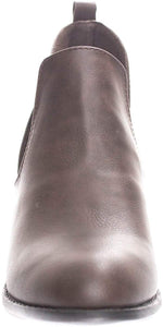 Soho Shoes Women's Side Cut Out Chunky Heel Ankle Bootie Boots