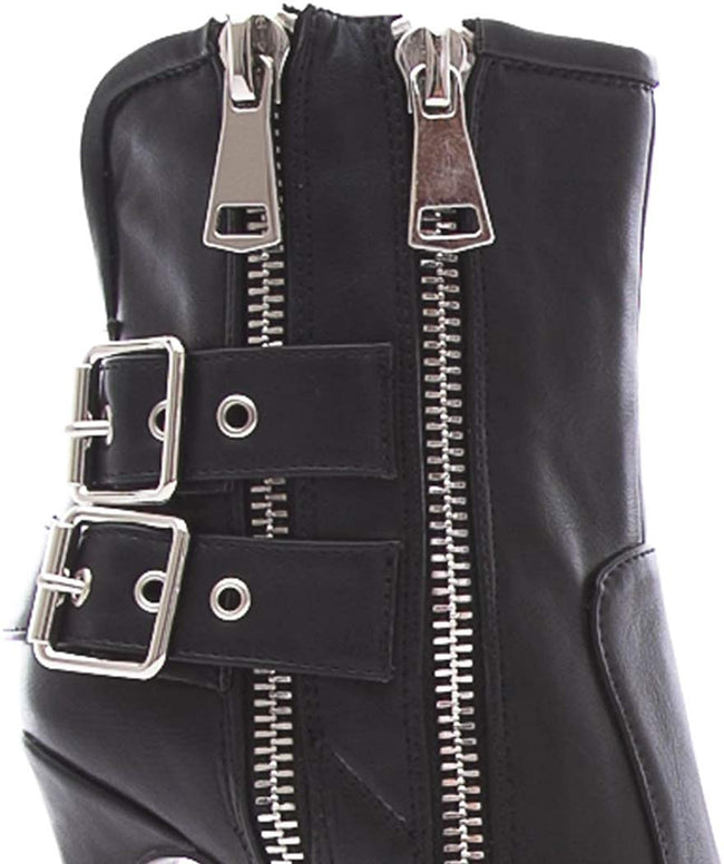 Soho Shoes Women's Zipper Stilleto Bootie