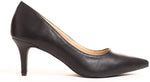 Soho Girls Women's Pointy Toe Kitten Low Heeled Pump