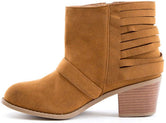 Soho Shoes Women's Suede Buckle Cut Out Ankle Boots