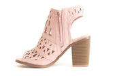 Soho Shoes Women's Peep Toe Ankle Strap Sandal - Open Toe Ankle Booties
