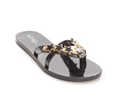 Soho Shoes Women's Star Jelly Flip Flop Thong Sandals