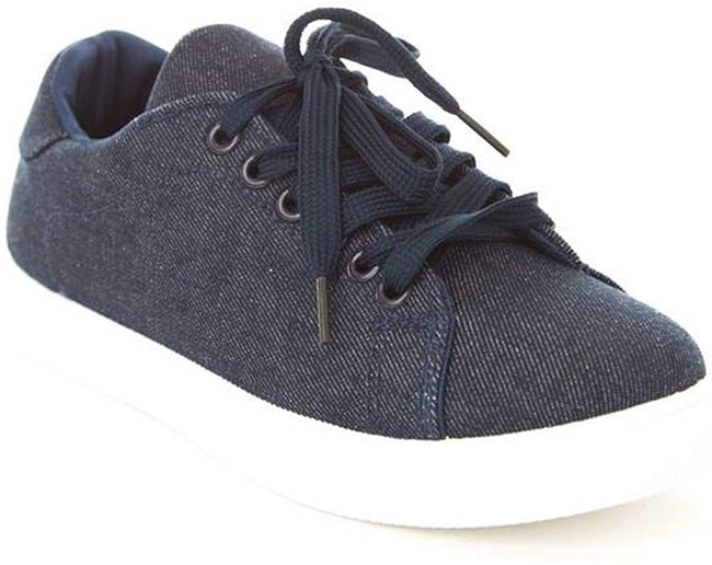 Soho Shoes Women's Lace Up Original Low Top Fashion Sneakers