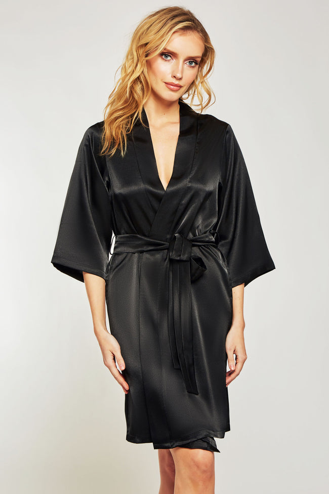 iCollection Satin Robe - 7854