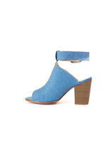 Soho Shoes Women's Open Toe Chunky Heel Ankle Booties