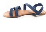 Soho Shoes Women's Slip-On Slide Flip Flop Sandals