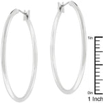 Basic Silvertone Finish Hoop Earrings
        	
		
        	
        	
		
        	
        	
		
        
        
        E01620X-V00
