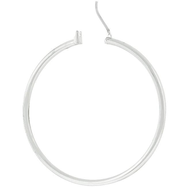 Large Silvertone Finish Hoop Earrings
        	
		
        	
        	
		
        	
        	
		
        
        
        E01621X-V00