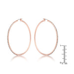 Large Rosegold Hoop Earrings with Crystals
        	
		
        	
        	
		
        
        
        E01660A-C02