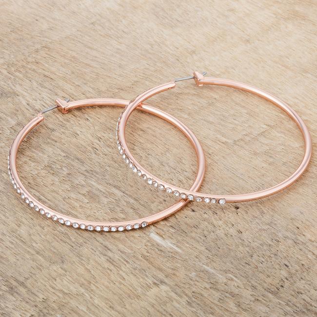 Large Rosegold Hoop Earrings with Crystals
        	
		
        	
        	
		
        
        
        E01660A-C02