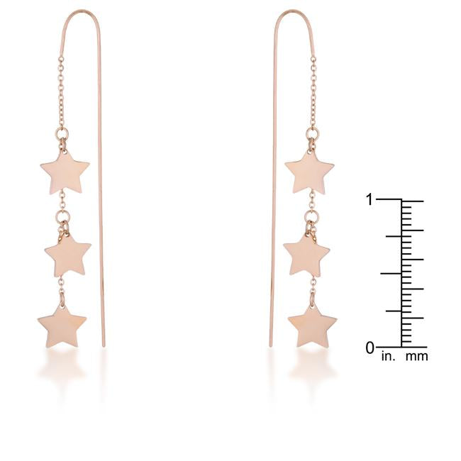 Reina Rose Gold Stainless Steel Delicate Star Threaded Drop Earrings
        	
		
        	
        	
		
        	
        	
		
        	
        	
		
        
        
        E01877A-V00