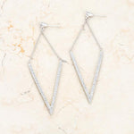 Michelle 1.2ct CZ Rhodium Delicate Pointed Drop Earrings
        	
		
        	
        	
		
        	
        	
		
        
        
        E01879R-C01