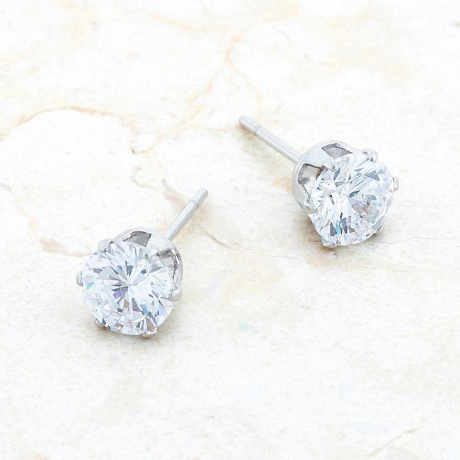 Reign 3.4ct CZ Rhodium Stainless Steel Stud Earrings
        	
		
        	
        	
		
        	
        	
		
        	
        	
		
        
        
        E01884RV-C01