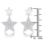 Bianca 0.5ct CZ Rhodium Star Drop Earrings
        	
		
        	
        	
		
        	
        	
		
        
        
        E01888R-C01