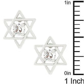 Star of David Stud Earrings
        	
		
        	
        	
		
        	
        	
		
        
        
        E50012R-S01