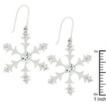 Silver Snowflake Dangle Earrings
        	
		
        	
        	
		
        
        
        E50059R-C01