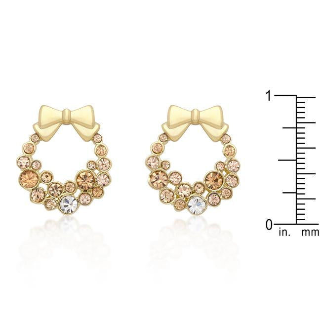 Holiday Wreath Champagne Crystal Earrings
        	
		
        	
        	
		
        	
        	
		
        
        
        E50160G-V02