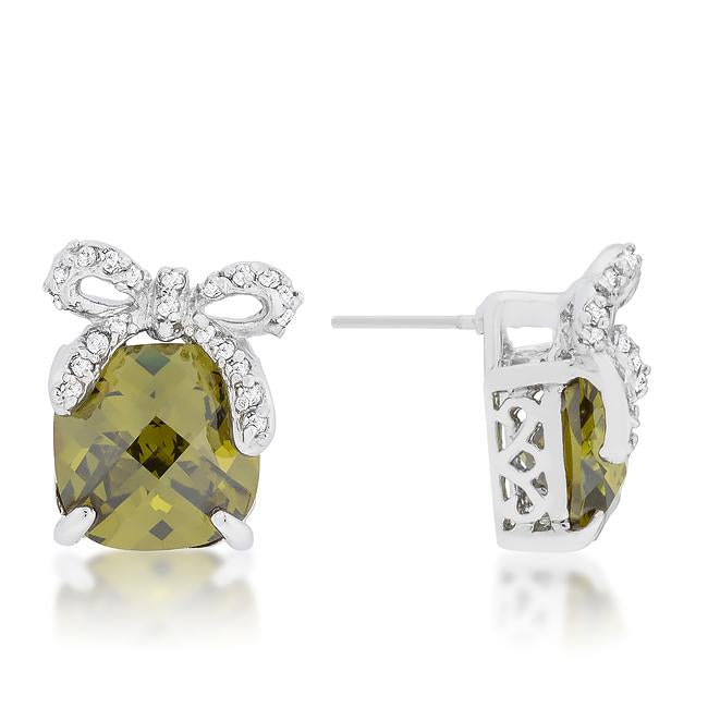 Olivine Drop Earrings with Bow
        	
		
        	
        	
		
        	
        	
		
        
        
        E50172R-C42